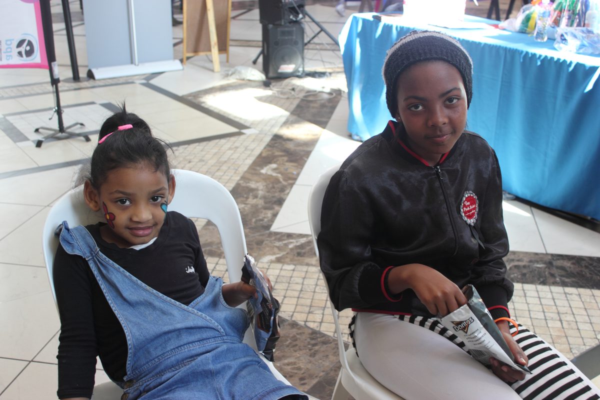 At a community event