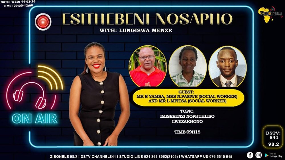 Cape Town APD on-air promotion for a community radio interview